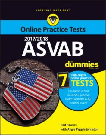 2017/2018 ASVAB For Dummies With Online Practice by Rod Powers