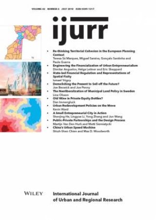 International Journal Of Urban And Regional by Various