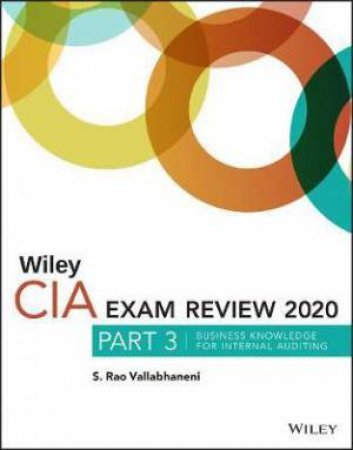 Wiley CIA Exam Review 2020, Part 3 by S. Rao Vallabhaneni