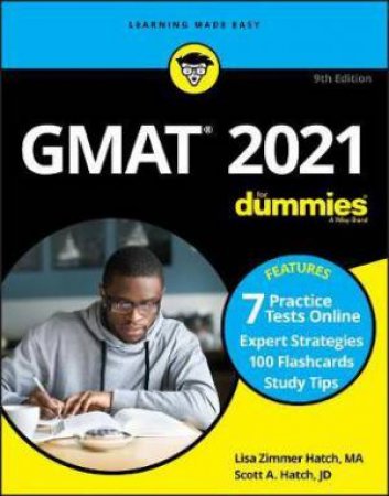 GMAT For Dummies 2021 by Lisa Zimmer Hatch & Scott A. Hatch