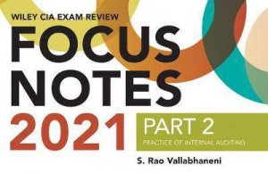 Wiley CIA Exam Review Focus Notes 2021, Part 2 by S. Rao Vallabhaneni