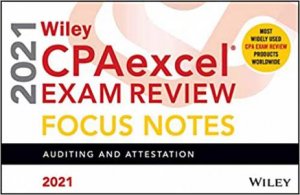 Wiley CPAexcel Exam Review 2021 Focus Notes by Various