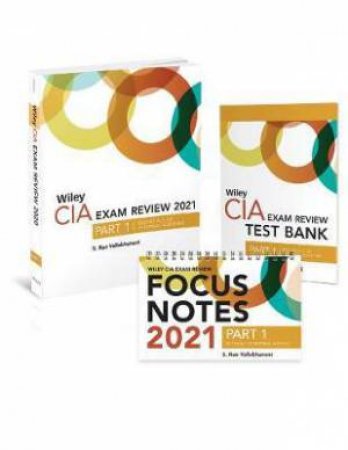 Wiley CIA Exam Review 2021 + Test Bank + Focus Notes: Part 1, Essentials of Internal Auditing Set by S. Rao Vallabhaneni