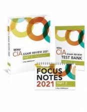 Wiley CIA Exam Review 2021  Test Bank  Focus Notes Part 2 Practice of Internal Auditing Set