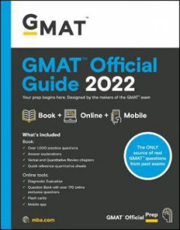 GMAT Official Guide 2022 by GMAC (Graduate Management Admission Council)