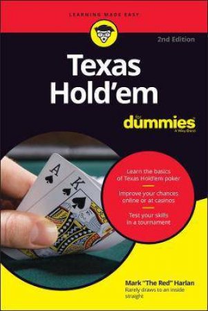 Texas Hold'em For Dummies by Mark Harlan