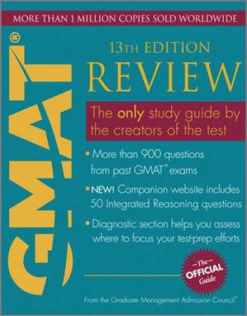 The Official Guide for Gmat Review 13th Edition by Various 