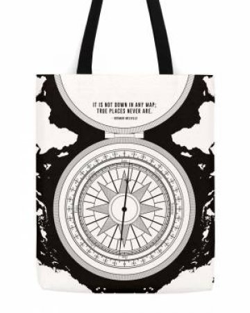 Herman Melville Compass Tote by Various