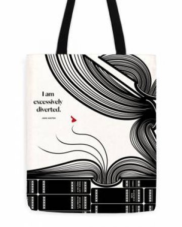 Jane Austen Diverted Tote by Various