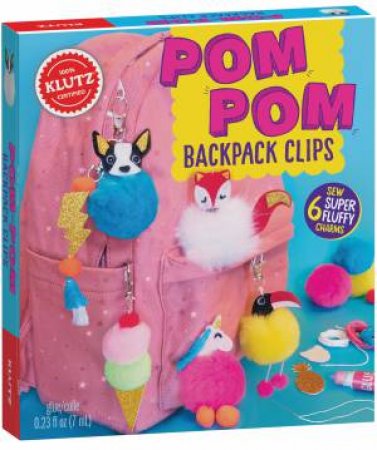 Pom Pom Backpack Clips by Various