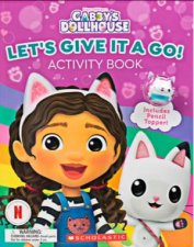 Gabbys Dollhouse Lets Give It A Go Activity Book With Pencil Topper