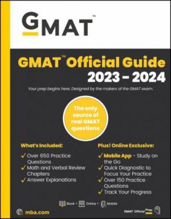 GMAT Official Guide 2023-2024 by GMAC (Graduate Management Admission Council)