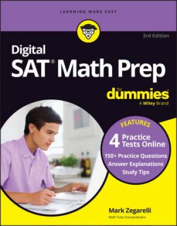 Digital SAT Math Prep For Dummies by Mark Zegarelli