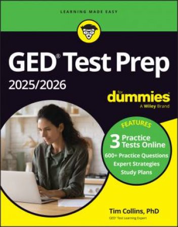 GED Test Prep 2025/2026 For Dummies by Tim Collins