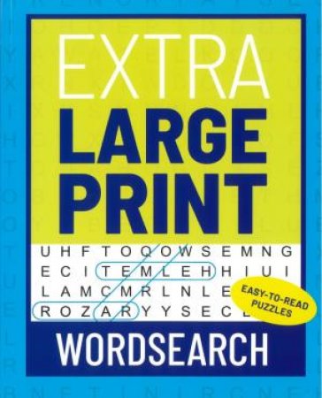 Extra Large Print Wordsearch by Various