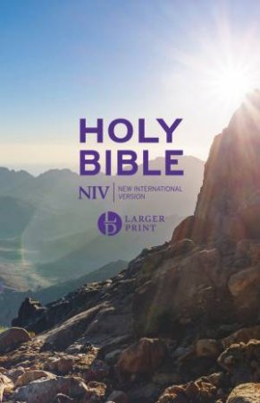 NIV Larger Print Personal Value Hardback Bible by NIV