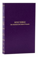 KJV Pocket New Testament with Psalms and Proverbs Red Letter Comfort Print Purple