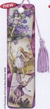 Bookmark Tassled Purple Fairies