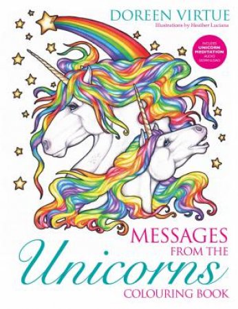 Messages From The Unicorns Coloring Book by Doreen Virtue