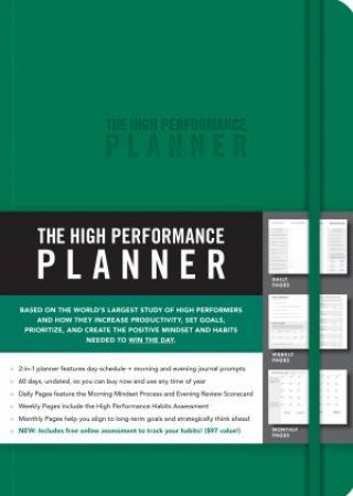 High Performance Planner Green by Brendon Burchard