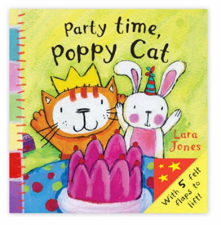 Party Time, Poppy Cat by Lara Jones