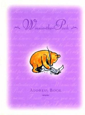 Winnie-The-Pooh Address Book by EH Shepard Illustrations