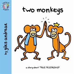 World Of Happy: Two Monkeys by Giles Andreae