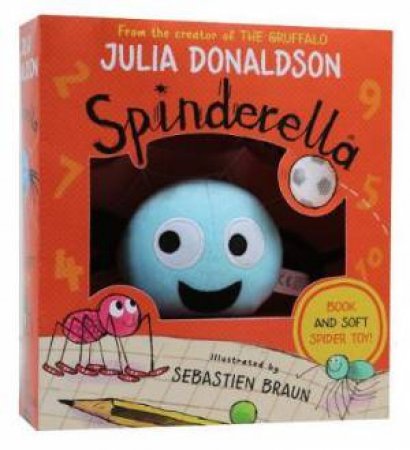 Spinderella Book & Plush Set by Julia Donaldson & Sebastien Braun