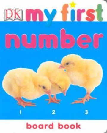 My First Number Chunky Board Book by Various