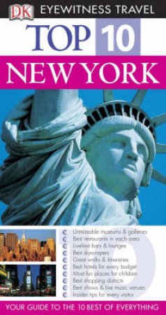 New York: Top 10 Eyewitness Travel Guide by Unknown