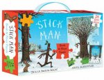 Stick Man Book and Floor Puzzle Boxed Set