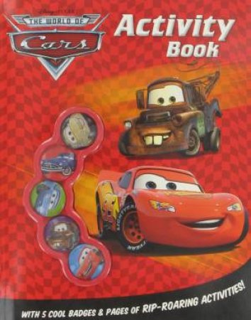 Cars: Activity Book with 5 badges by Various