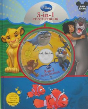 Disney: 3 In 1 CD Storybook by Various