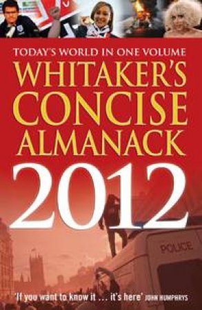 Whitaker's Concise Almanack 2012 by None