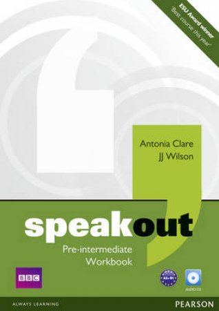 Speakout: Pre-Intermediate Workbook by Unknown