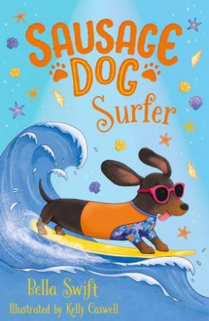 Sausage Dog Surfer by Bella Swift