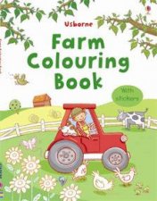 Usborne Farm Colouring Book with stickers