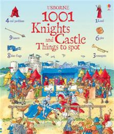 Usborne 1001 Knights and Castles to Spot by Hazel Maskell