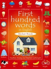 First 100 Words in English Sticker Book