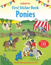 First Sticker Book Ponies