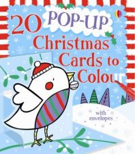 20 PopUp Christmas Cards To Colour