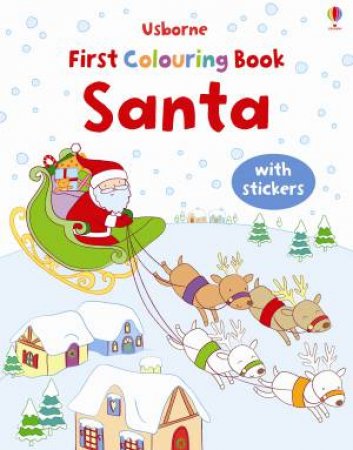 Usborne First Colouring Book: Santa by Jessica Greenwell