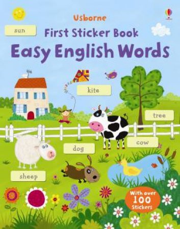 Easy English Words Sticker Book by Felicity Brooks