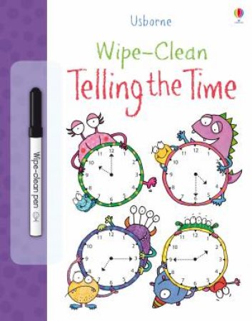 Wipe-Clean Telling the Time by Jessica Greenwell