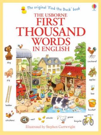 First Thousand Words In English by Heather Amery & Stephen Cartwright