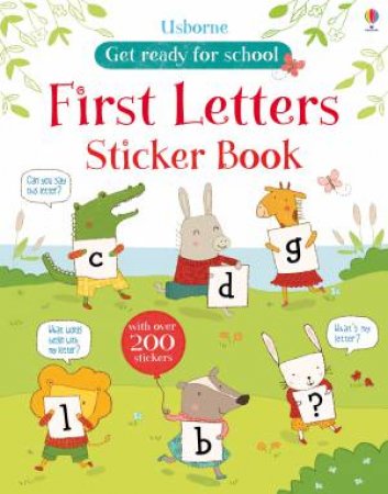 First Letters Sticker Book by Jessica Greenwell