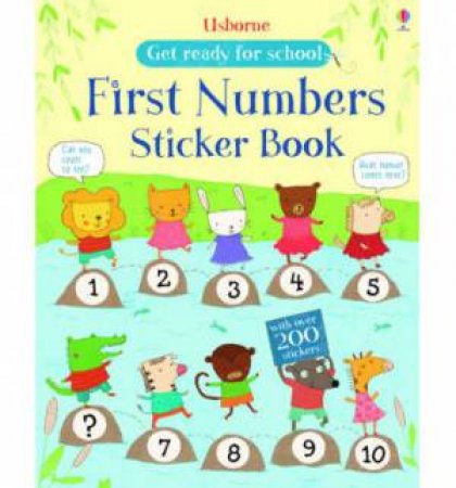 First Numbers Sticker Book by Jessica Greenwell