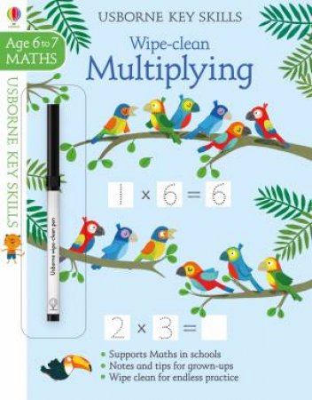 Wipe-Clean Multiplying 6-7 by Holly Bathie & Marta Cabrol