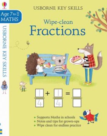 Wipe-Clean Fractions 7-8 by Holly Bathie & Elisa Paganelli