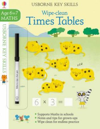 Wipe-Clean Times Tables 6-7 by Holly Bathie & Marta Cabrol